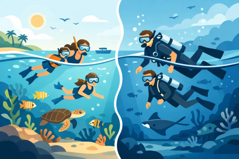Snorkeling vs Scuba for Families 4 Snorkeling vs Scuba for Families